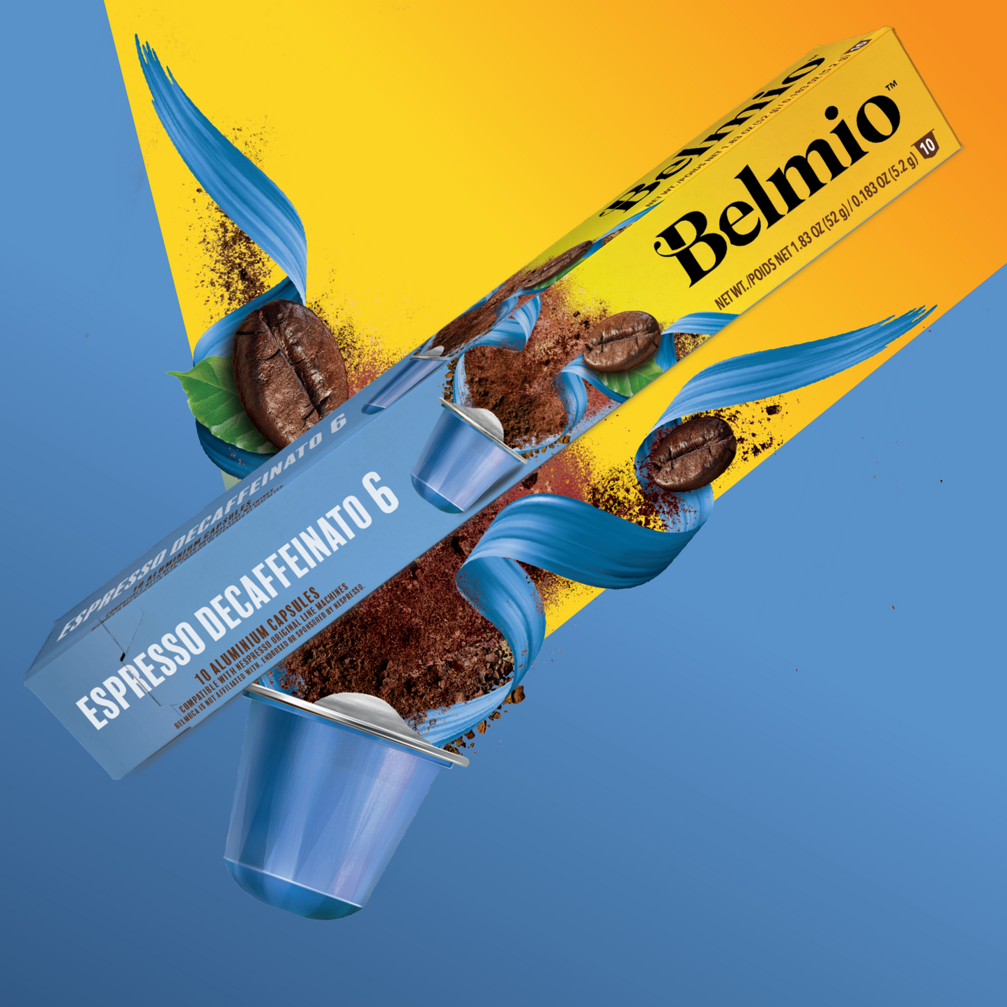 Belmio Espresso Decaffeinato 120 бр Nespresso съвместими капсули