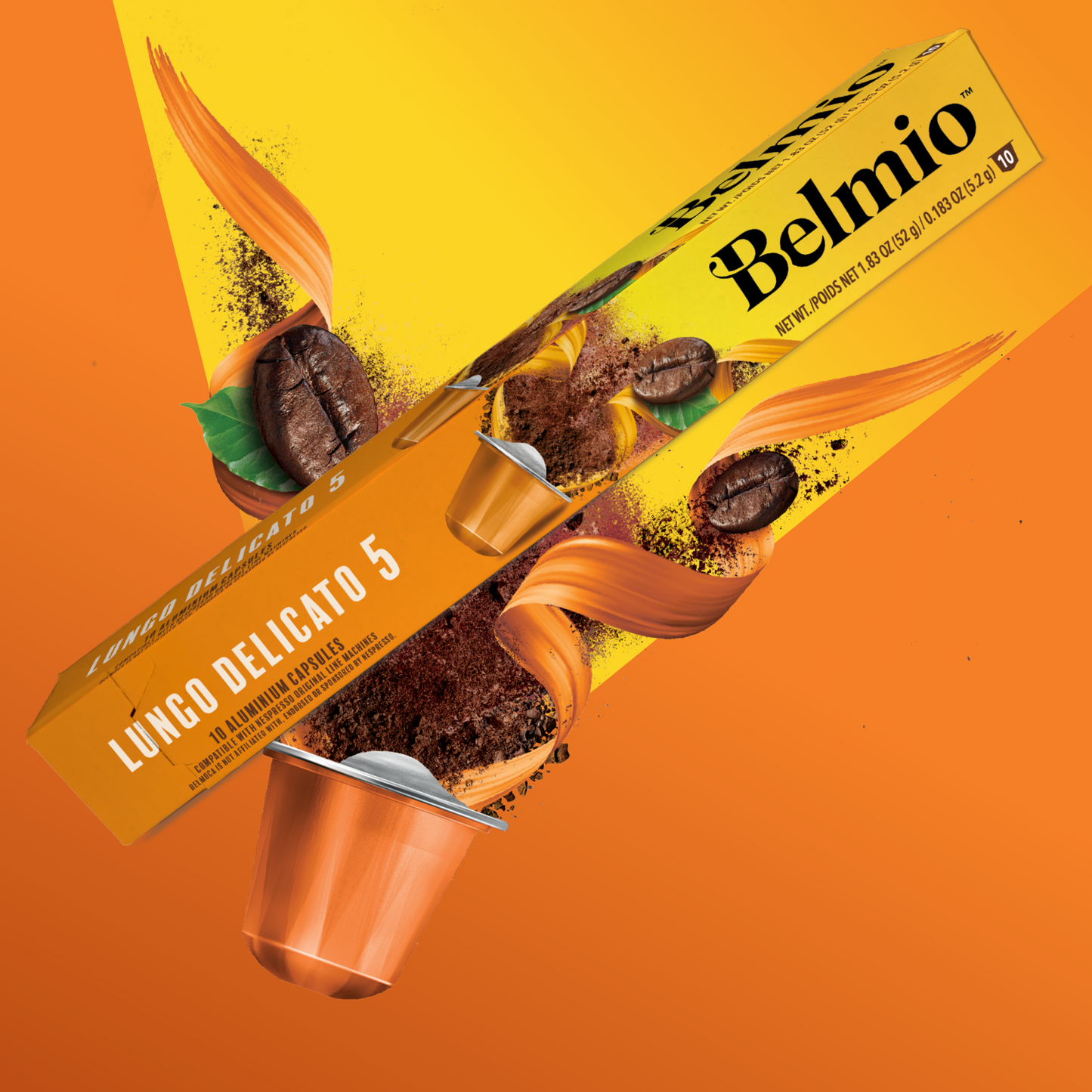 Belmio Lungo Delicato 10бр Nespresso съвместими капсули