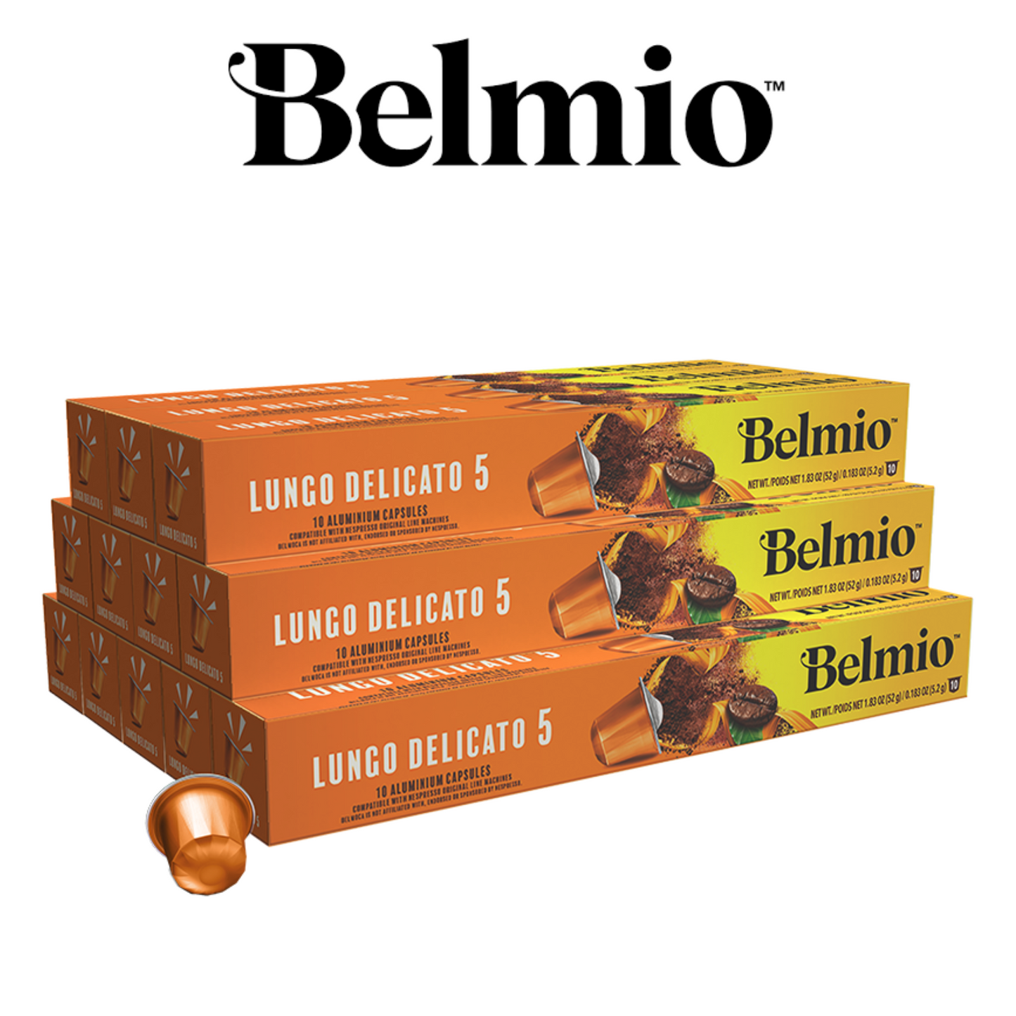 Belmio Lungo Delicato 120 бр Nespresso съвместими капсули