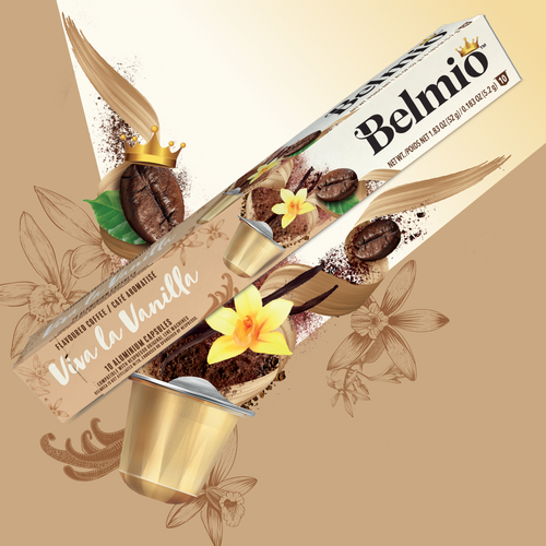 Belmio Viva La Vanilla 10бр Nespresso съвместими капсули с вкус на Ванилия