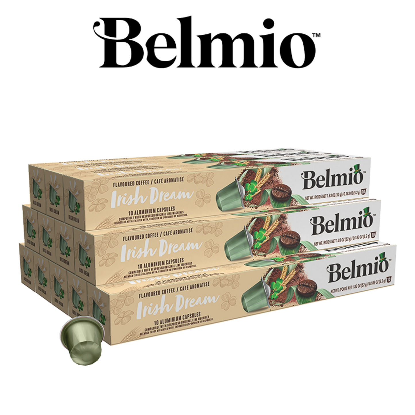 Belmio Irish Dream 120 бр Nespresso съвместими капсули