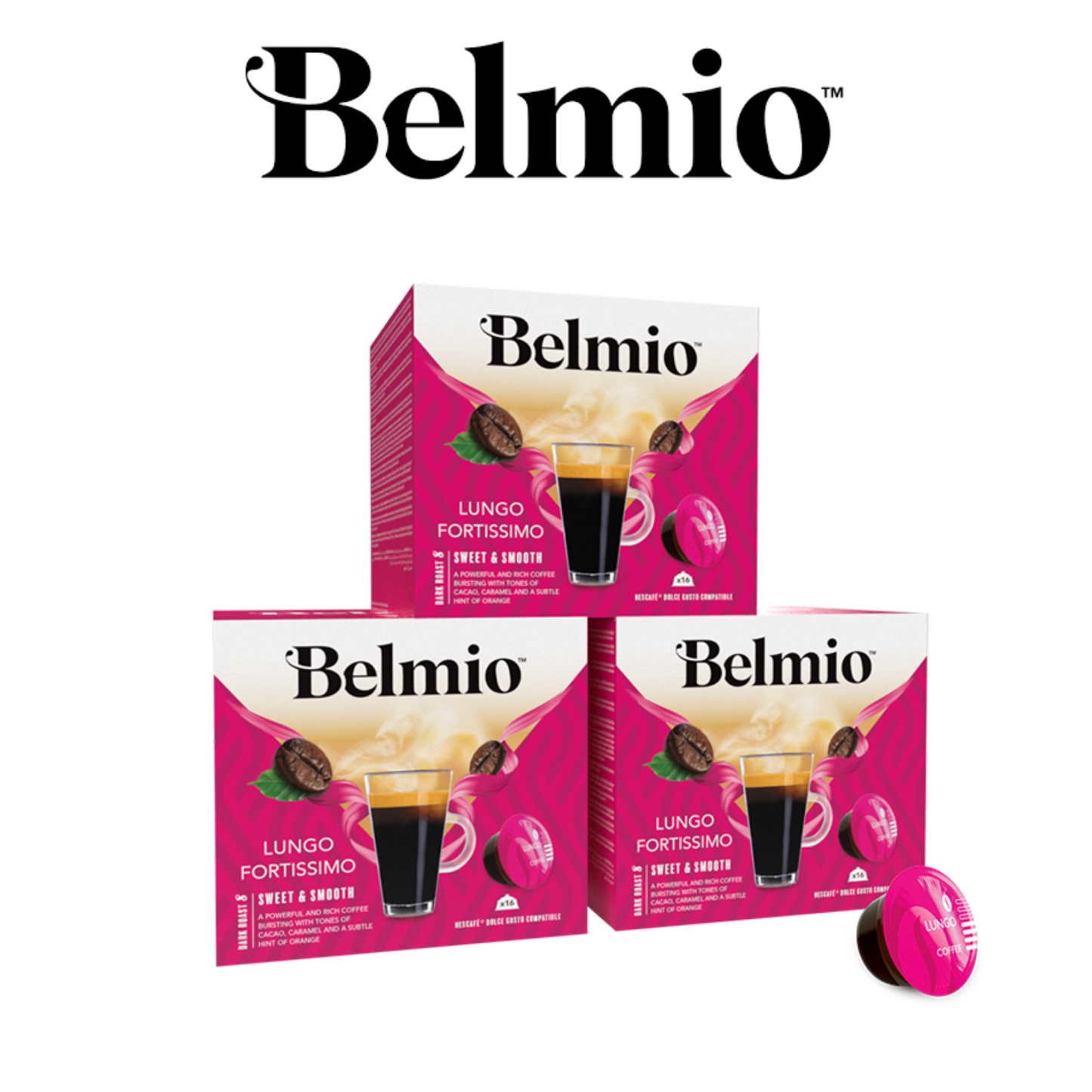 Belmio Lungo Fortissimo 16бр капсули- Dolce Gusto съвместими